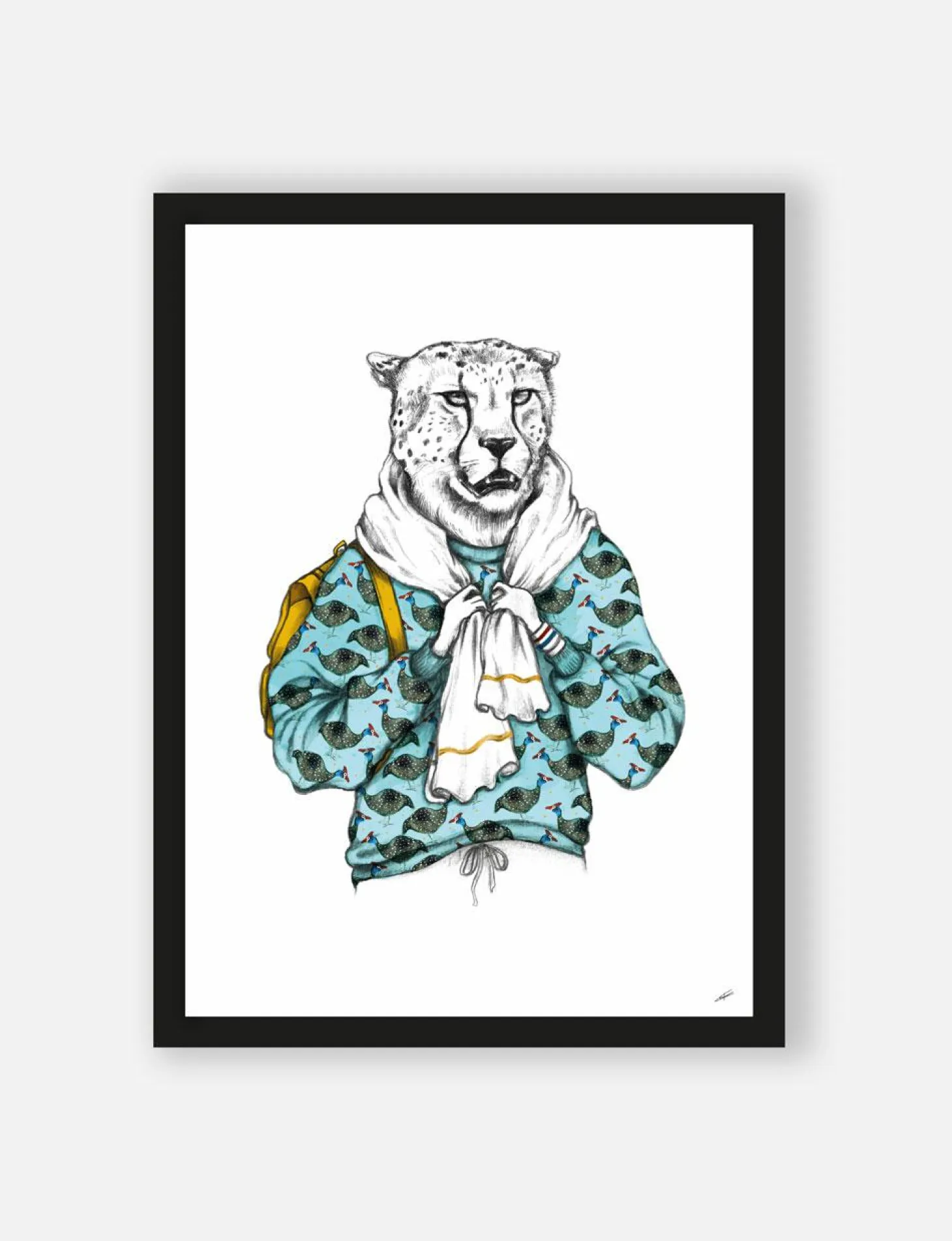 Art Print Cheetah - zelf samenstellen - Loft24.nl