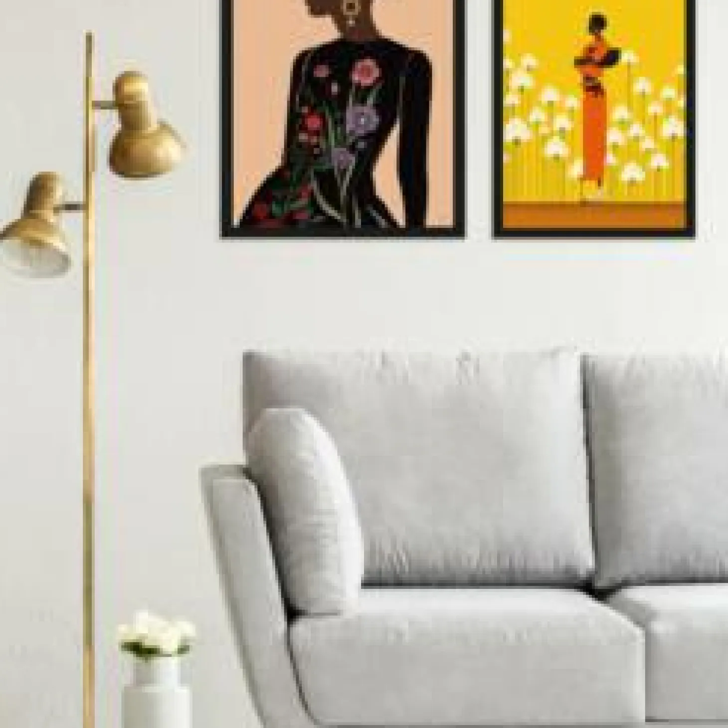 Art Print Flower Lady - zelf samenstellen - Loft24.nl