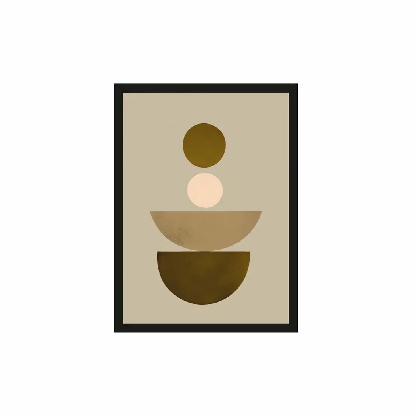 Art Print Forma 1 Beige - zelf samenstellen - Loft24.nl