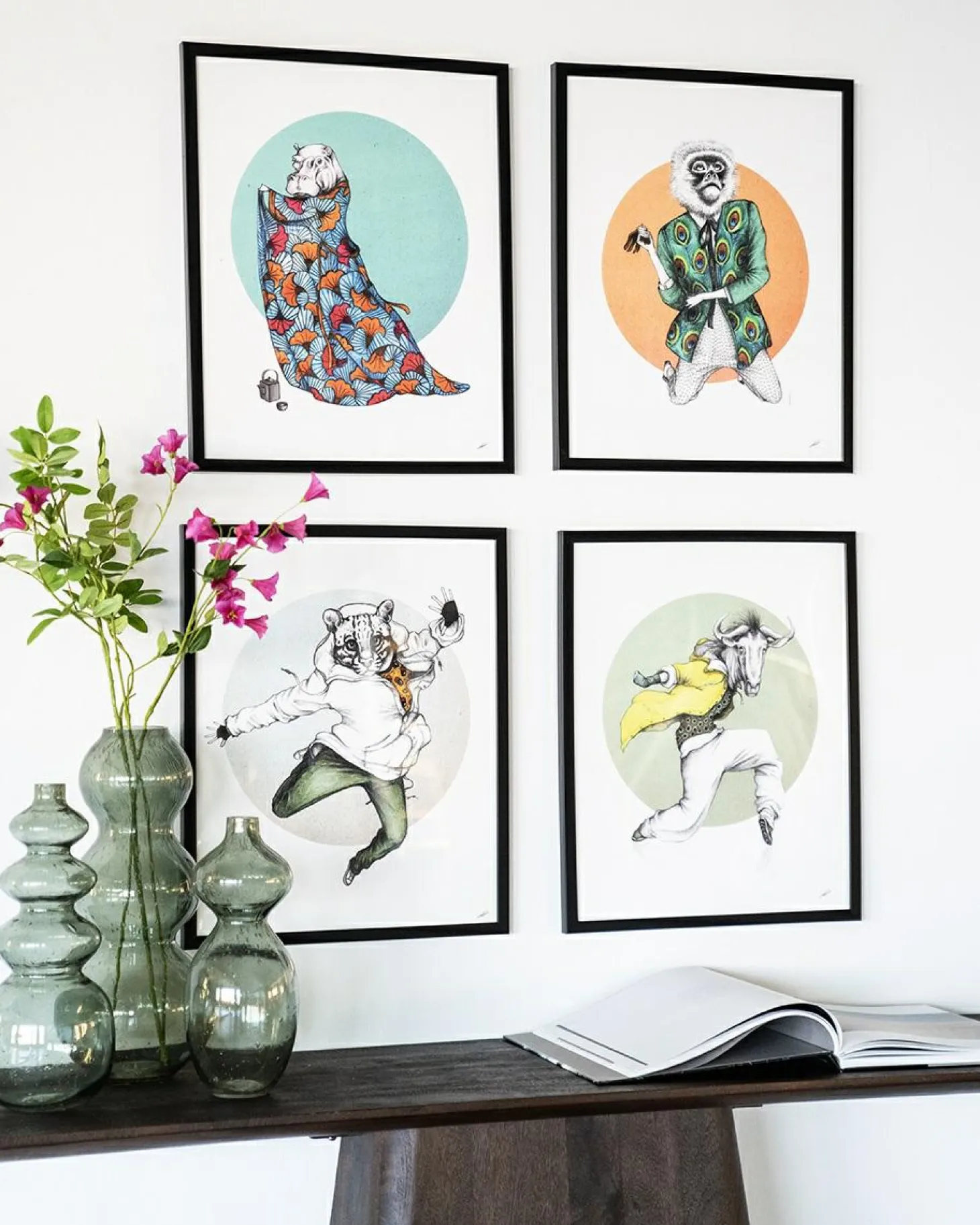 Art Print Monkey - zelf samenstellen - Loft24.nl