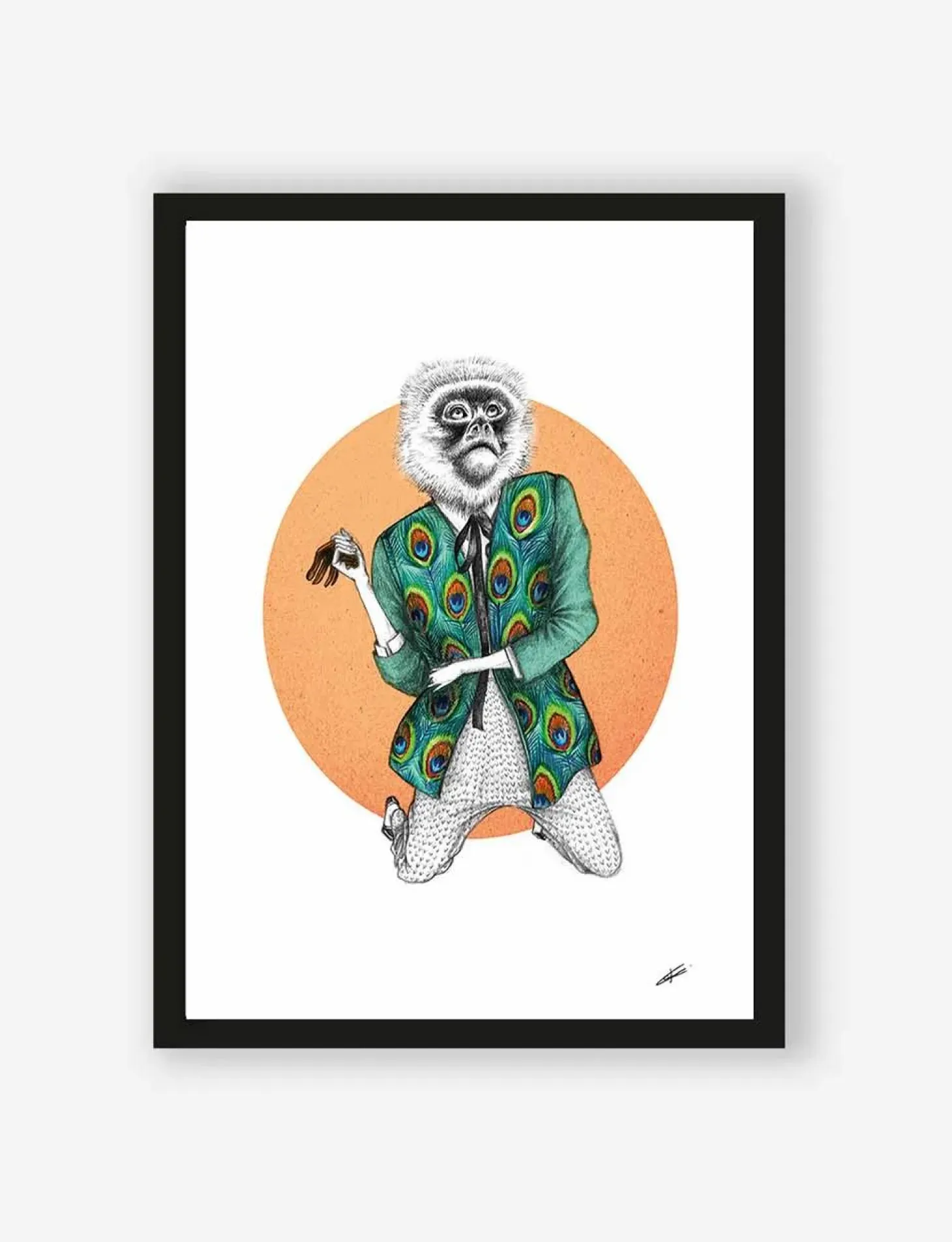 Art Print Monkey - zelf samenstellen - Loft24.nl