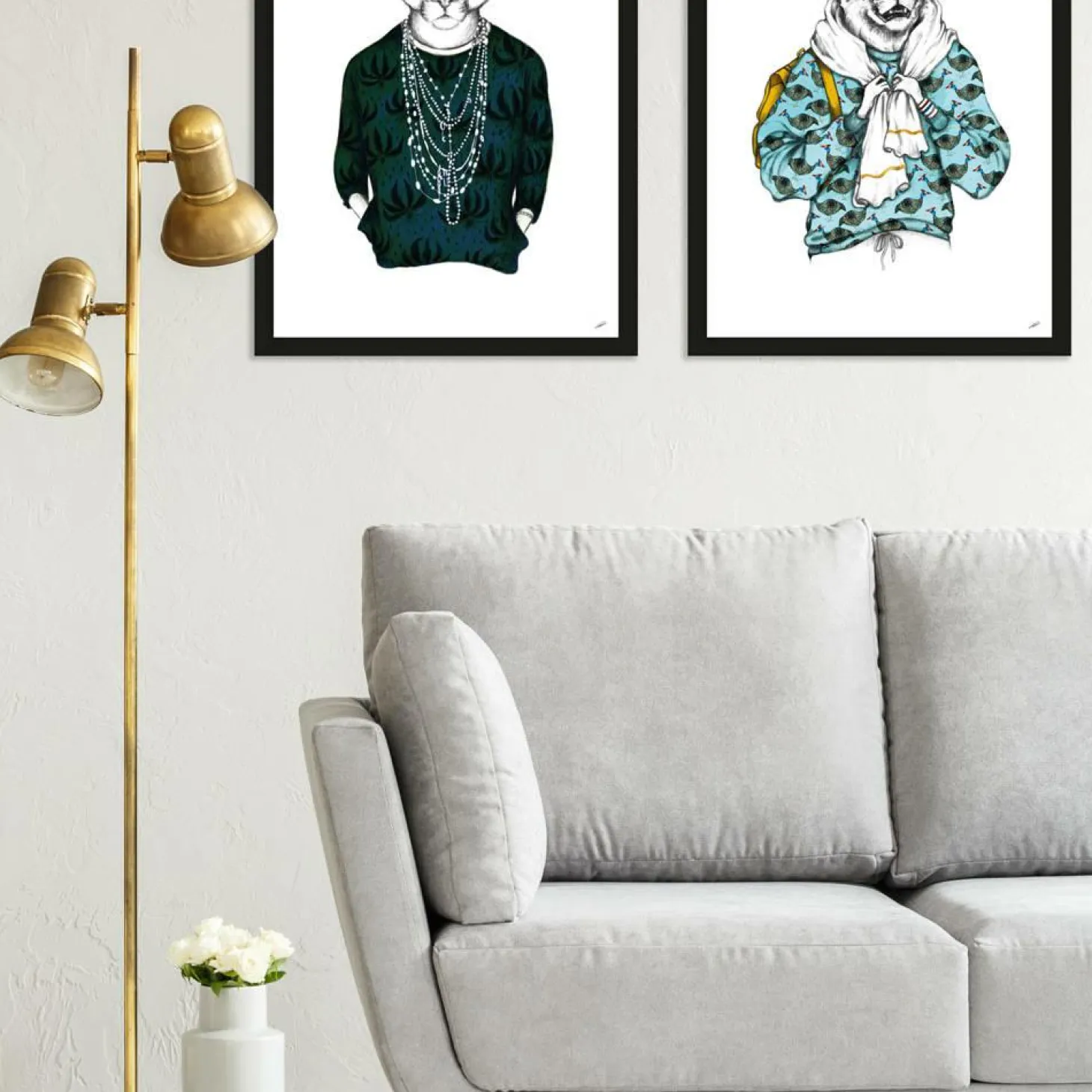 Art Print Puma - zelf samenstellen - Loft24.nl