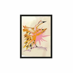 Art Print Vogel Geel - zelf samenstellen - Loft24.nl