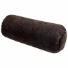 Baggy rolkussen 50xØ23cm 3d chenille donkerbruin - Loft24.nl