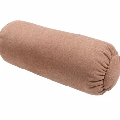 Baggy rolkussen 50xØ23cm geweven chenille oudroze - Loft24.nl