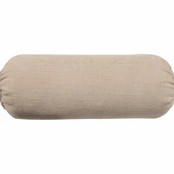 Baggy rolkussen 50xØ23cm geweven chenille zand - Loft24.nl