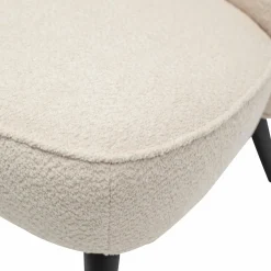 Bankje Sara Bouclé, kleur Crème - Loft24.nl