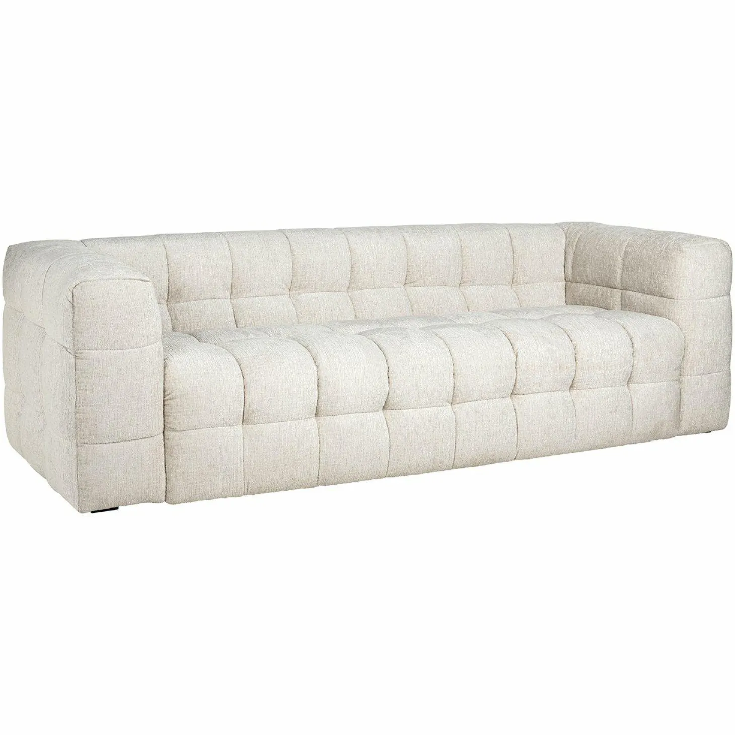 Bank Merrol Chenille - Crème - Loft24.nl