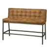 Barbank Vasco 130 cm Cognac (zithoogte 67 cm) - Loft24.nl