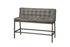 Barbank Vasco 130 cm Grijs (zithoogte 67 cm) - Loft24.nl