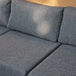 Bari loungeset aluminium polywood incl kussens donkergrijs - Loft24.nl