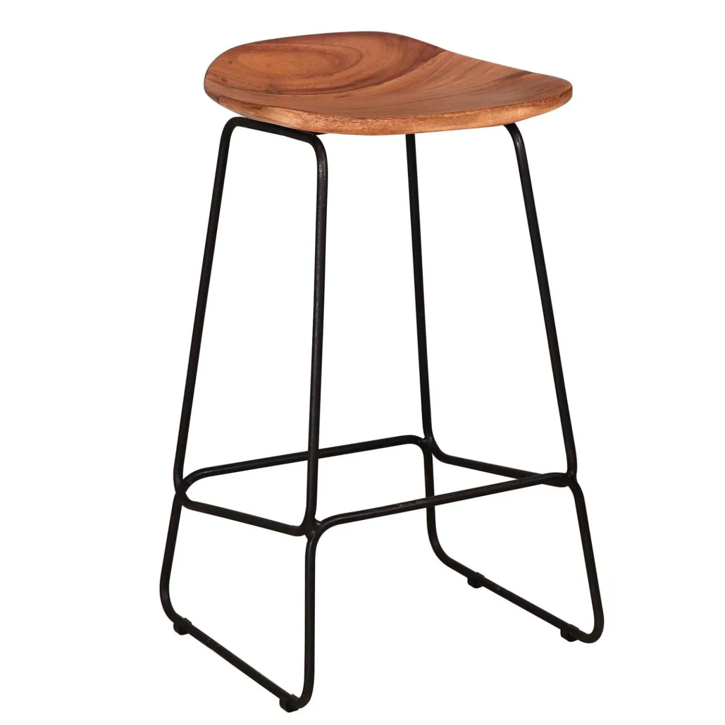 Barkruk Ergo Acaciahout (zithoogte 73 cm) - Loft24.nl