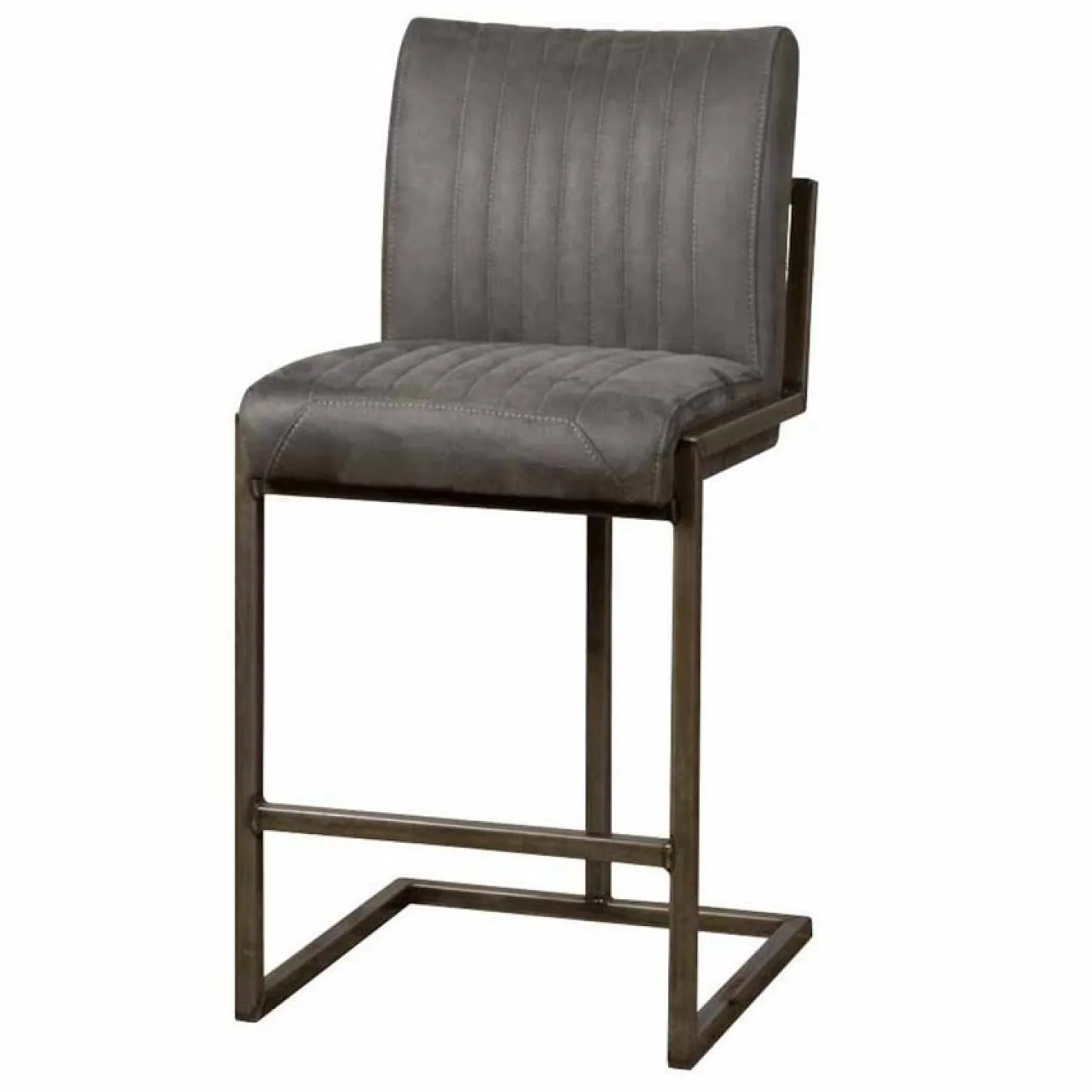 Barkruk Ferro - Antraciet (zithoogte 67 cm) - Loft24.nl