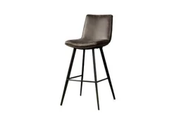 Barkruk Pamplona - Antraciet (zithoogte 75 cm) - Loft24.nl