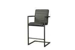 Barkruk Rocca - Antraciet (zithoogte 69 cm) - Loft24.nl