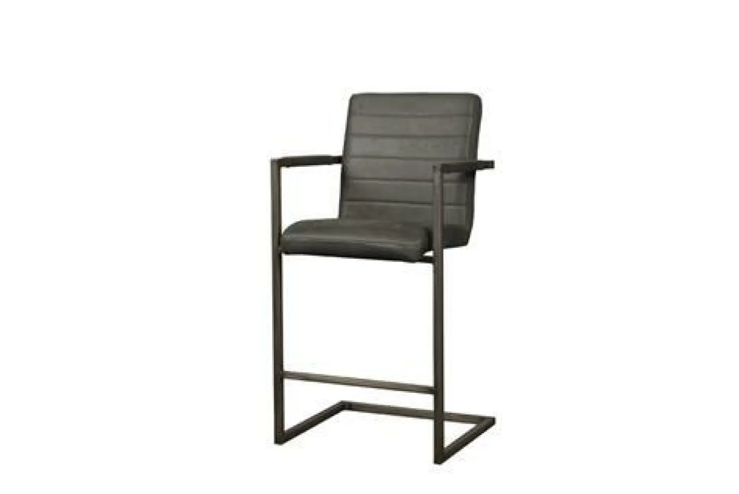 Barkruk Rocca - Antraciet (zithoogte 69 cm) - Loft24.nl