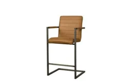 Barkruk Rocca - Cognac (zithoogte 69 cm) - Loft24.nl
