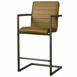 Barkruk Rocca - Groen (zithoogte 69 cm) - Loft24.nl