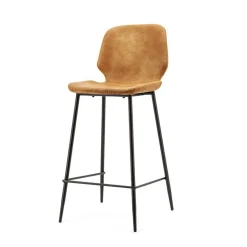 Barkruk Seashell blauw (zithoogte 65cm) - Loft24.nl