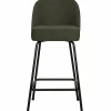 Barkruk Vogue Woven - Warm groen (zithoogte 65cm) - Loft24.nl