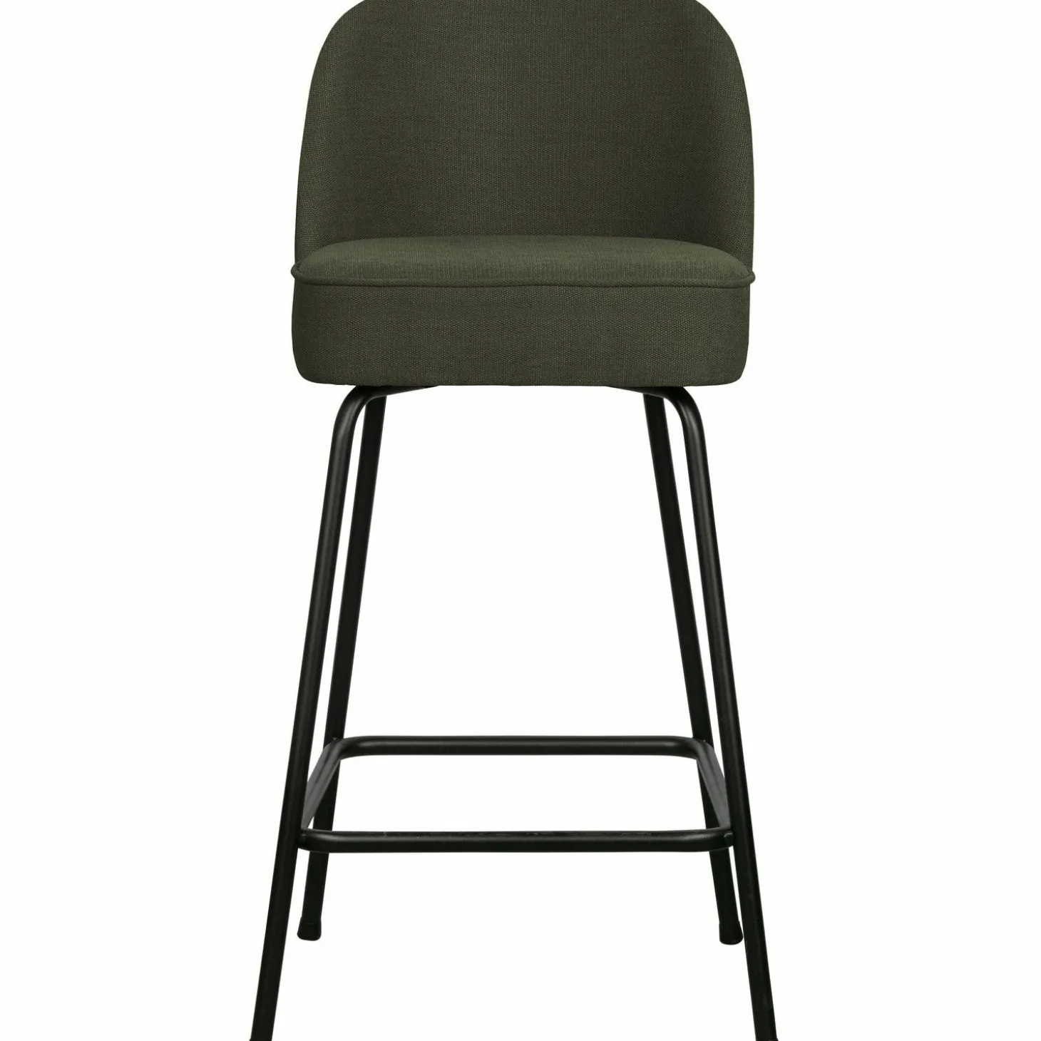 Barkruk Vogue Woven - Warm groen (zithoogte 65cm) - Loft24.nl