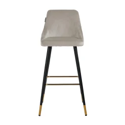 Barstoel Imani Velvet Khaki - zithoogte 77cm - Loft24.nl
