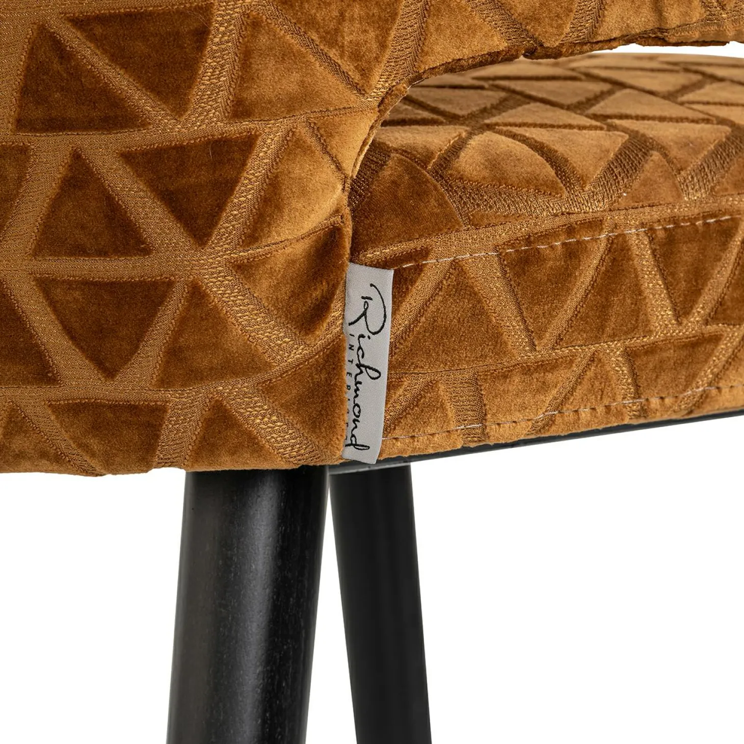 Barstoel Indigo Triangle Goud - zithoogte 68cm - Loft24.nl