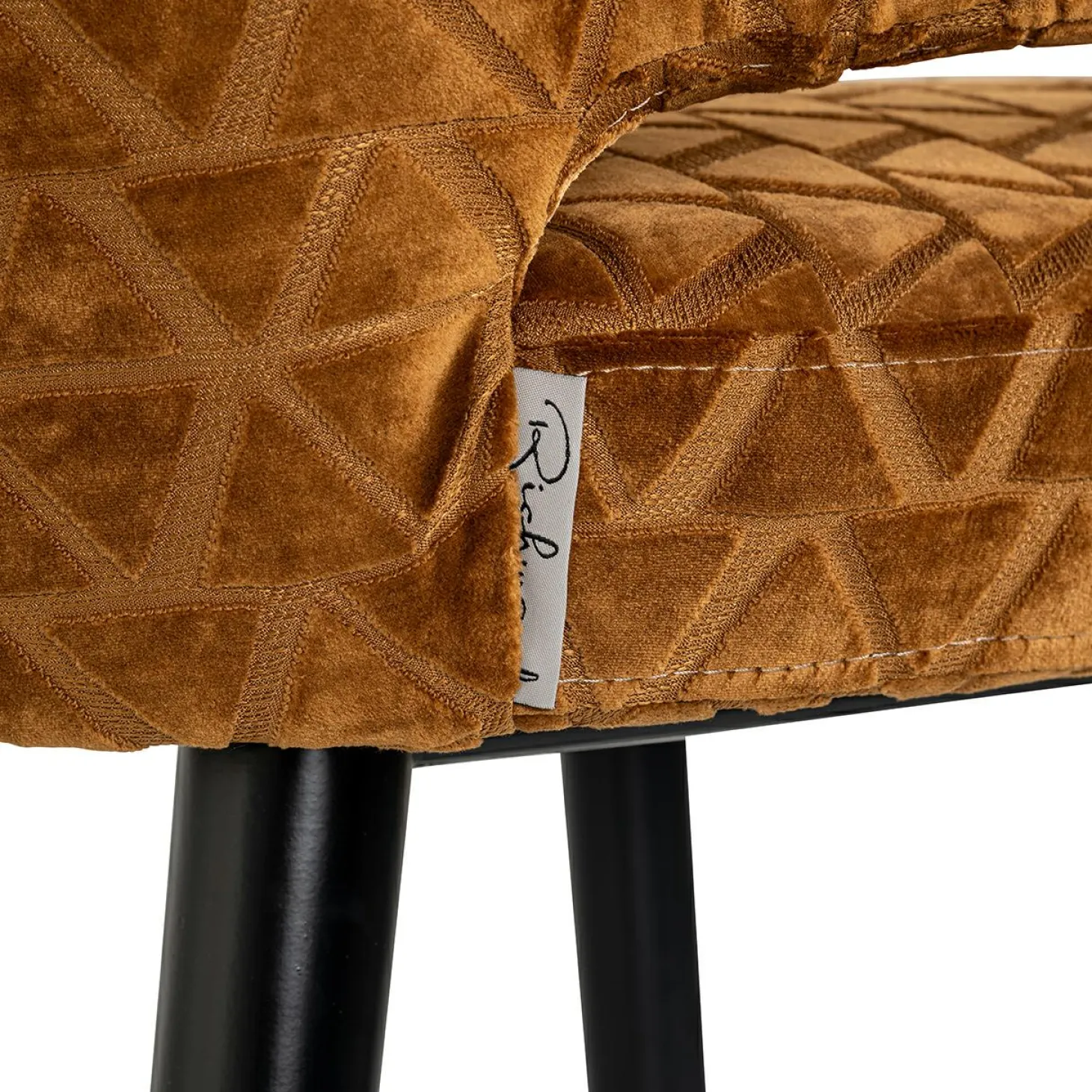 Barstoel Indigo Triangle Goud - zithoogte 76cm - Loft24.nl