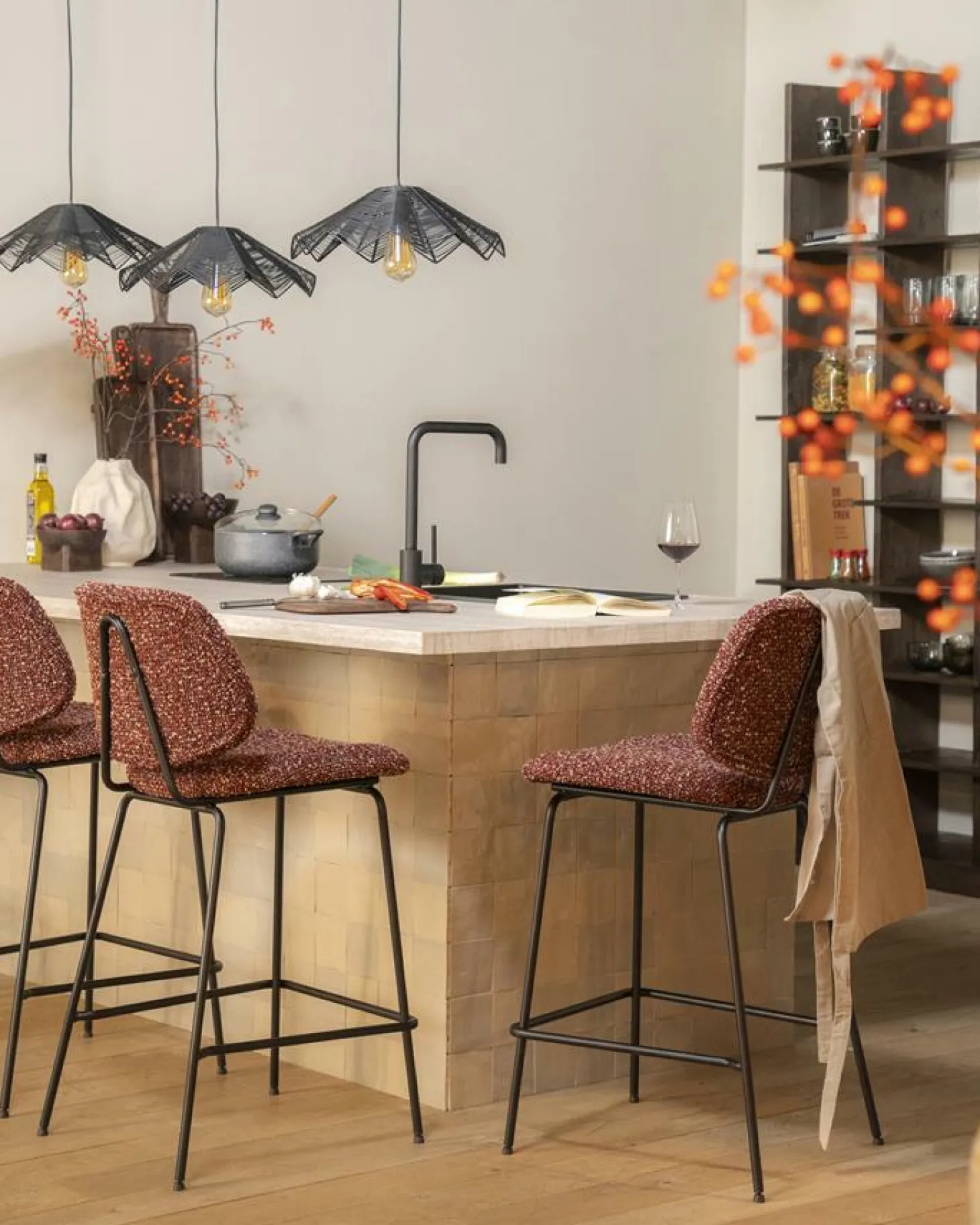 Barstoel Jon - Beige Maywood - Loft24.nl