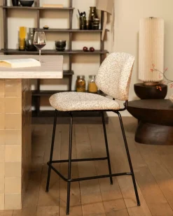 Barstoel Jon - Beige Maywood - Loft24.nl