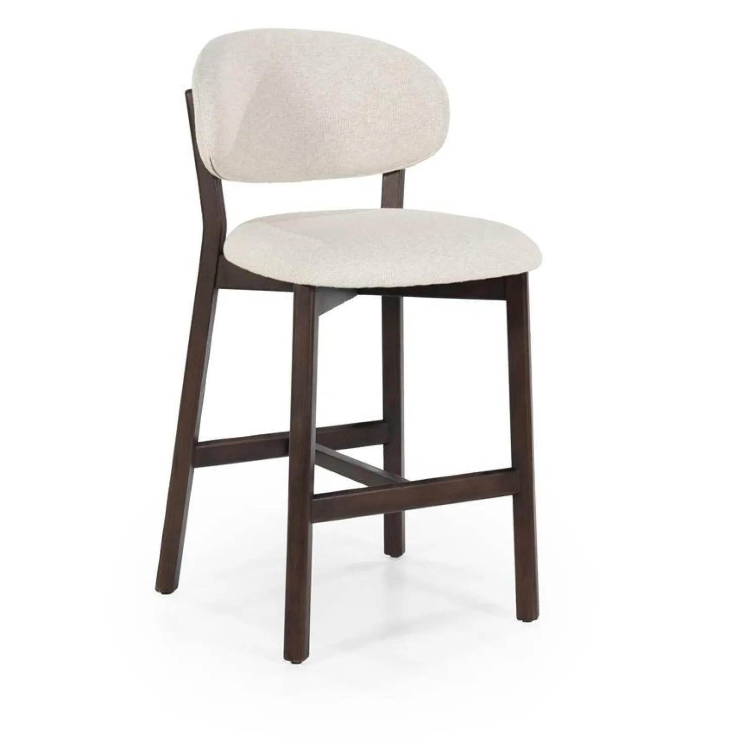 Barstoel Mikky Bruin - Beige - Loft24.nl