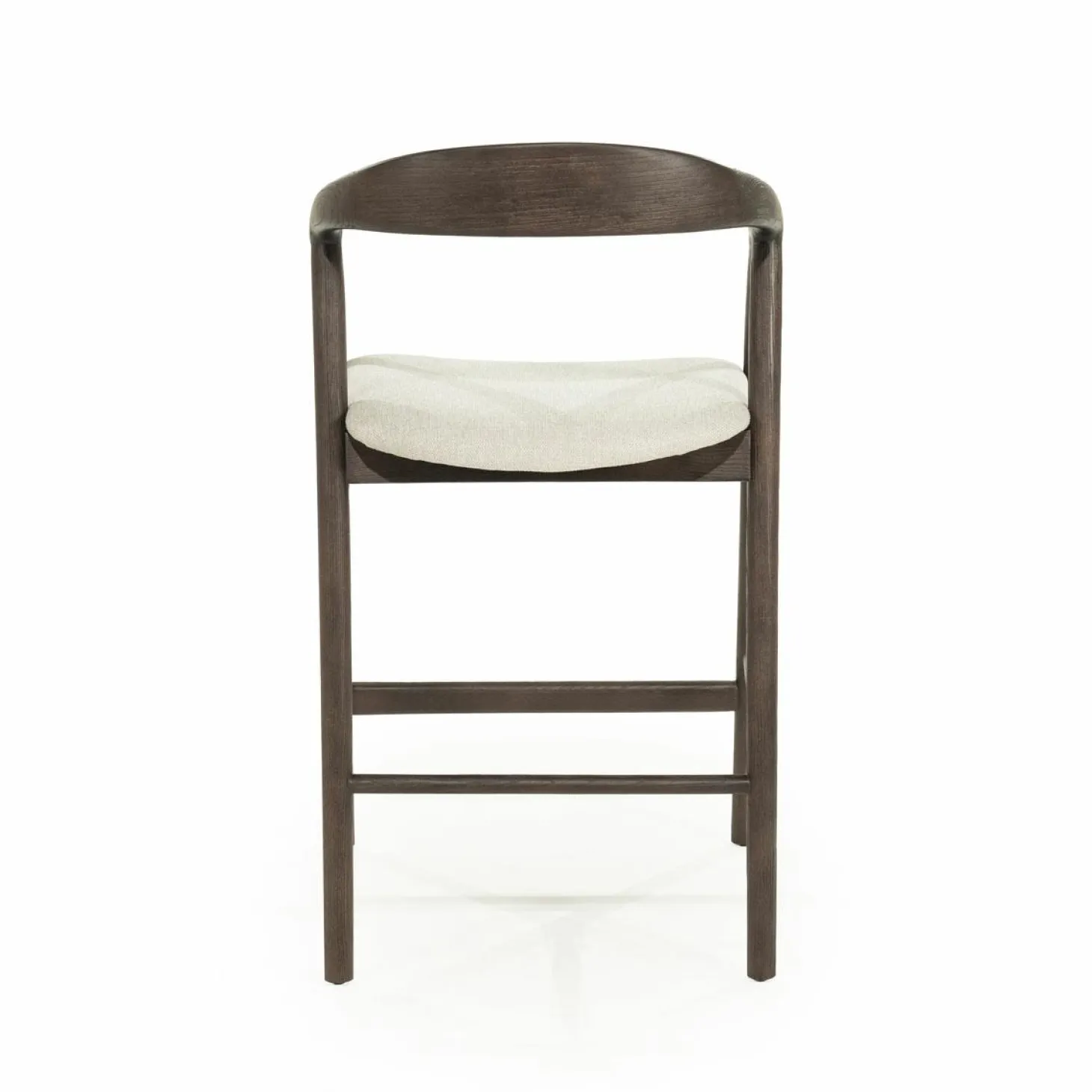 Barstoel Rayven Essen en stof Bruin (zithoogte 65cm) - Loft24.nl