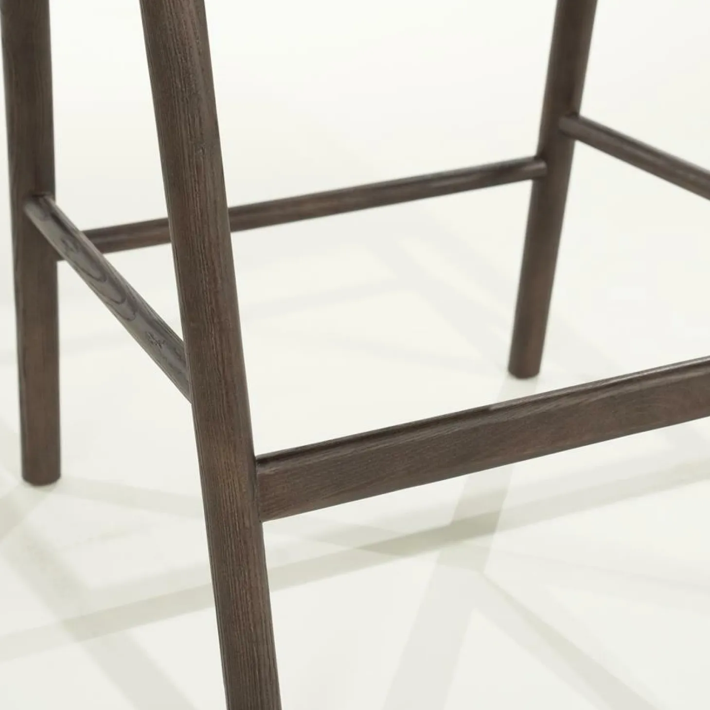Barstoel Rayven Essen en stof Bruin (zithoogte 65cm) - Loft24.nl