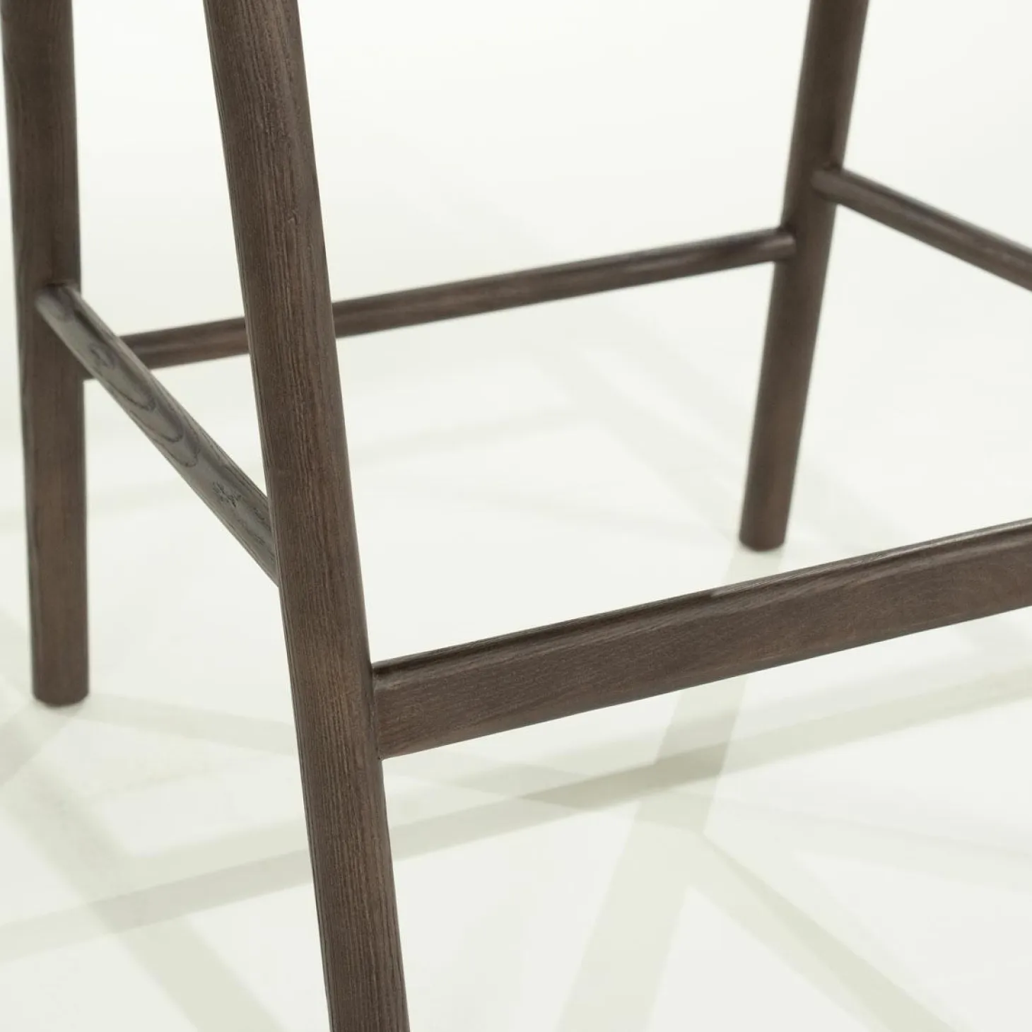 Barstoel Rayven Essen en stof Bruin (zithoogte 65cm) - Loft24.nl