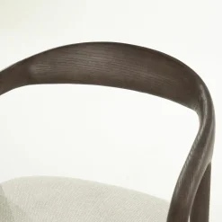 Barstoel Rayven Essen en stof Bruin (zithoogte 65cm) - Loft24.nl