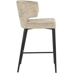 Barstoel Taylor Chenille Desert - zithoogte 67cm - Loft24.nl