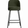 Barstoel Vogue Velvet - Donkergroen (zithoogte 65cm) - Loft24.nl