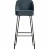 Barstoel Vogue Velvet - Teal (zithoogte 79cm) - Loft24.nl