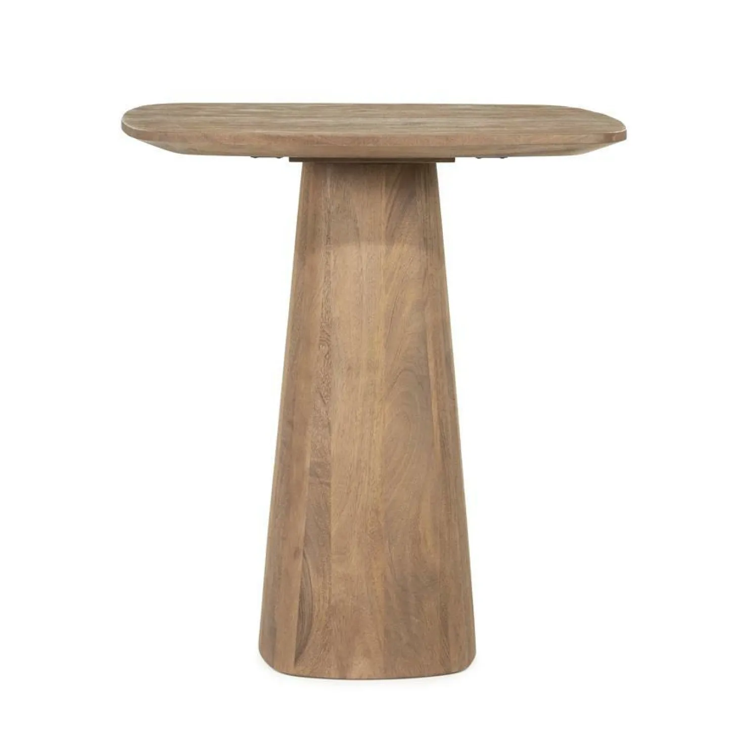 Bartafel Aron Mangohout 80 x 80cm Lichtbruin - Loft24.nl