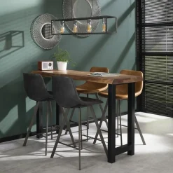 Bartafel Boomstam - Acaciahout 150 x 50 cm - Naturel - Loft24.nl