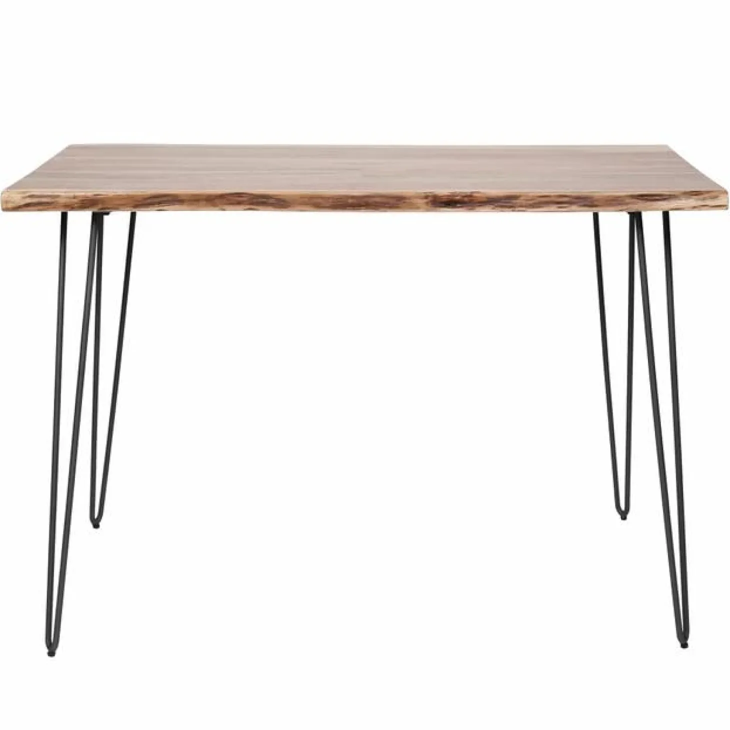 Bartafel Edge slanke poot - Acaciahout 130 x 70 cm - Naturel - Loft24.nl