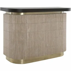 Bartafel Martini Travertin en hout - 140 x 60cm - Loft24.nl