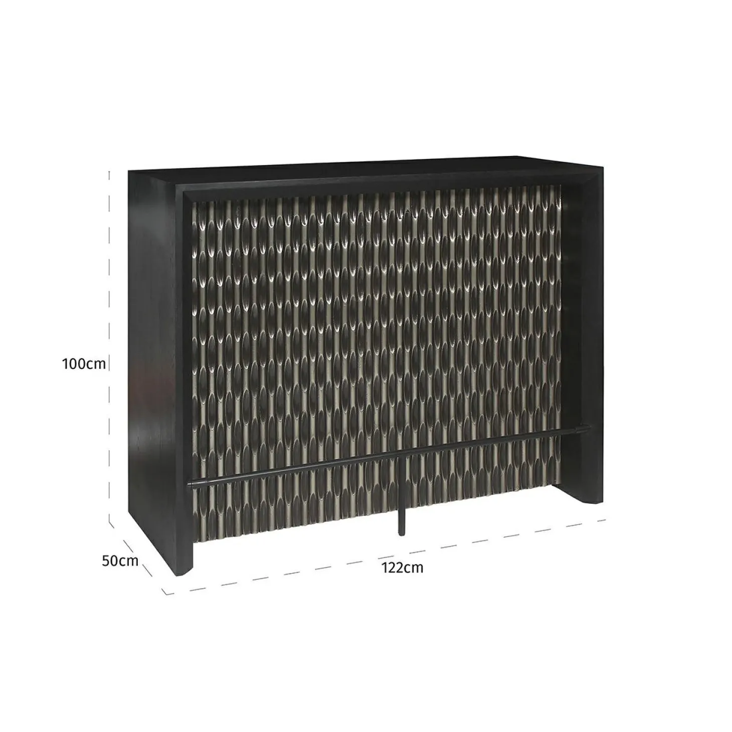 Bartafel Walker Eiken - 122 x 50 cm - Loft24.nl
