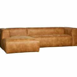 Bean hoekbank links cognac - Loft24.nl