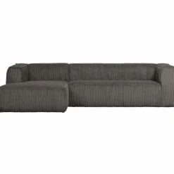 Bean hoekbank links grove ribstof terrazzo - Loft24.nl