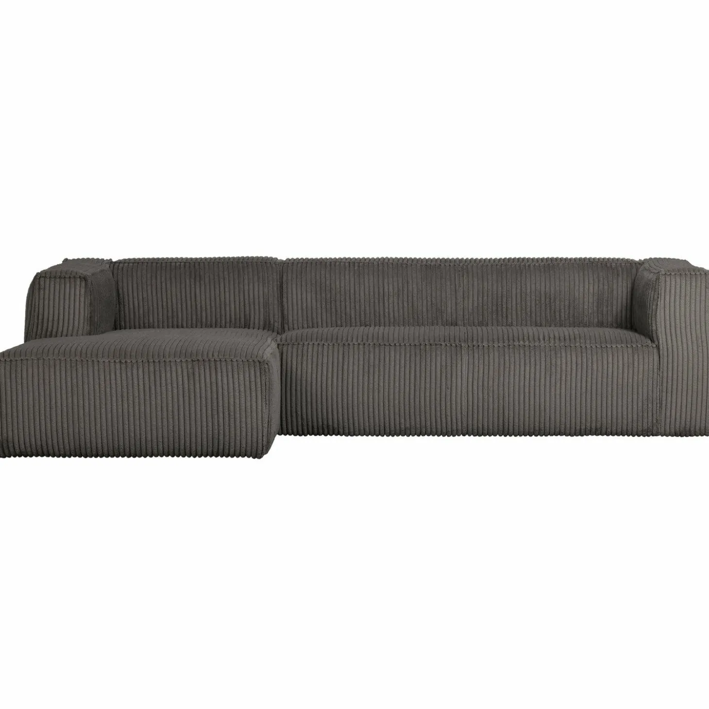 Bean hoekbank links grove ribstof terrazzo - Loft24.nl
