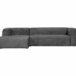 Bean hoekbank links structure velvet cloud sky - Loft24.nl
