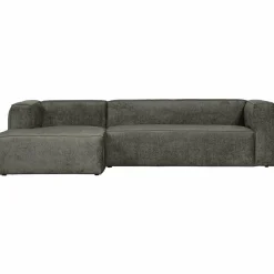 Bean hoekbank links structure velvet waterplant - Loft24.nl