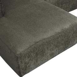 Bean hoekbank links structure velvet waterplant - Loft24.nl