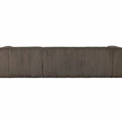 Bean hoekbank rechts grove ribstof mud - Loft24.nl
